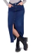 Pollera de Jean Larga Semi Elastizada. T40 al 54