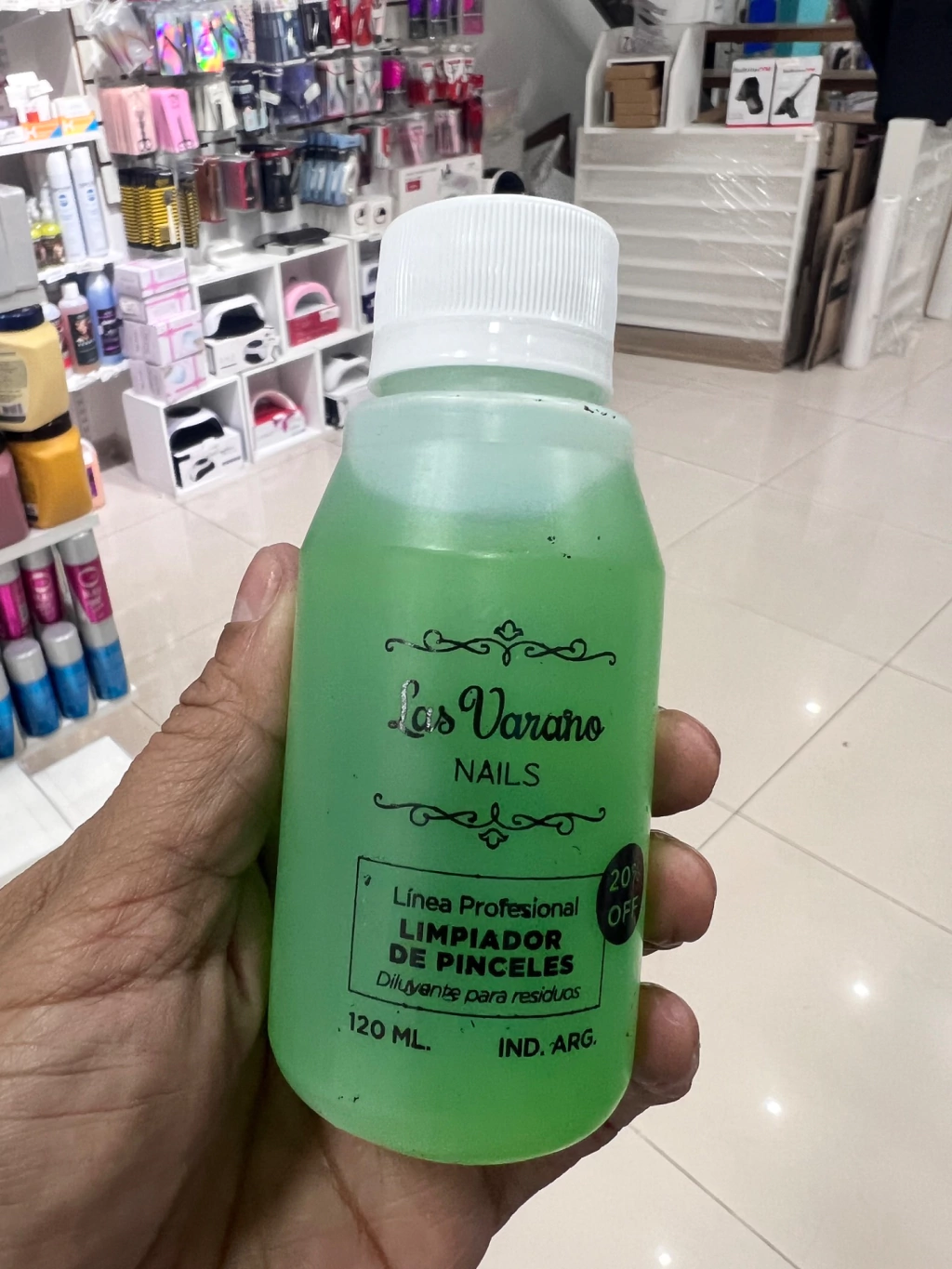 LAS VARANO LIMPIA PINCEL 120ml