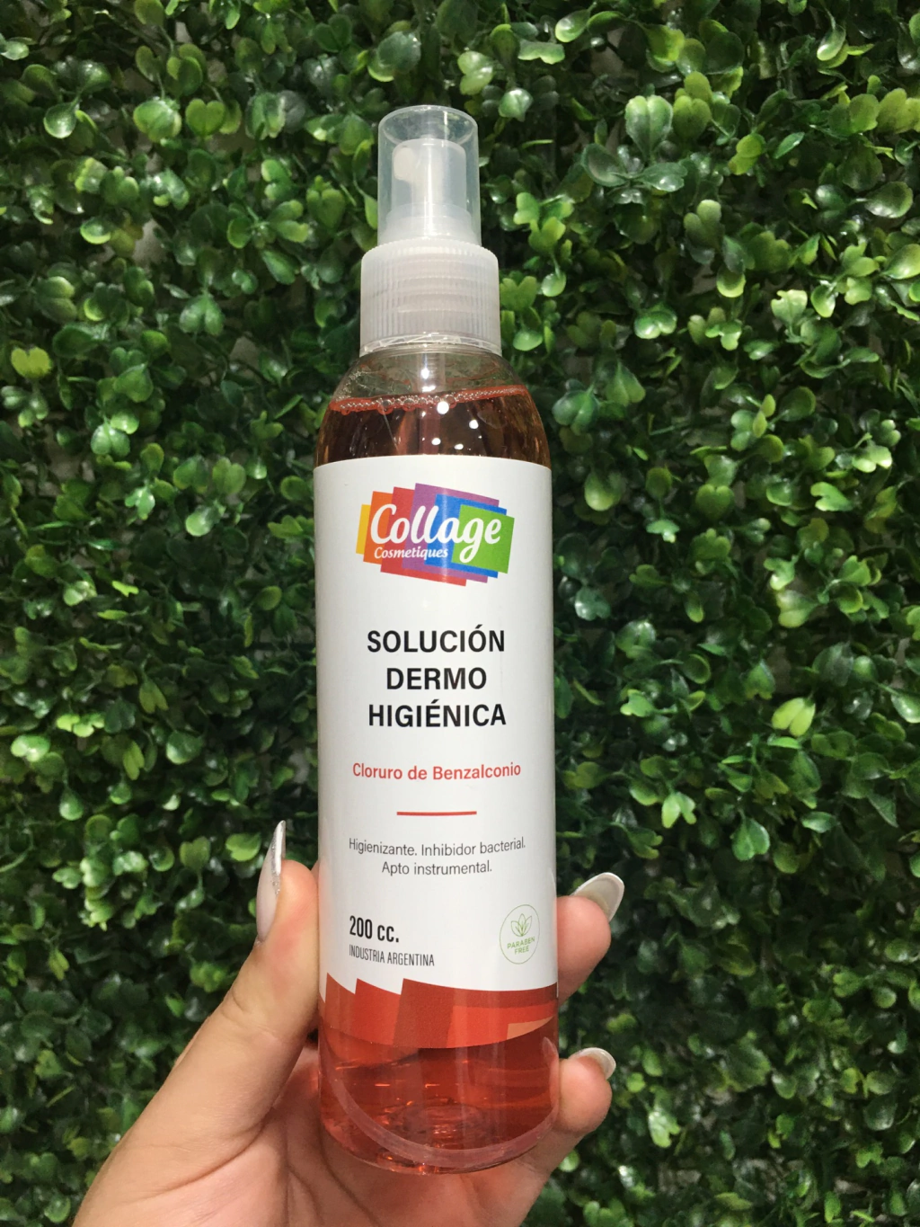 SOLUCION DERMOHIGIENICA X200ml collage
