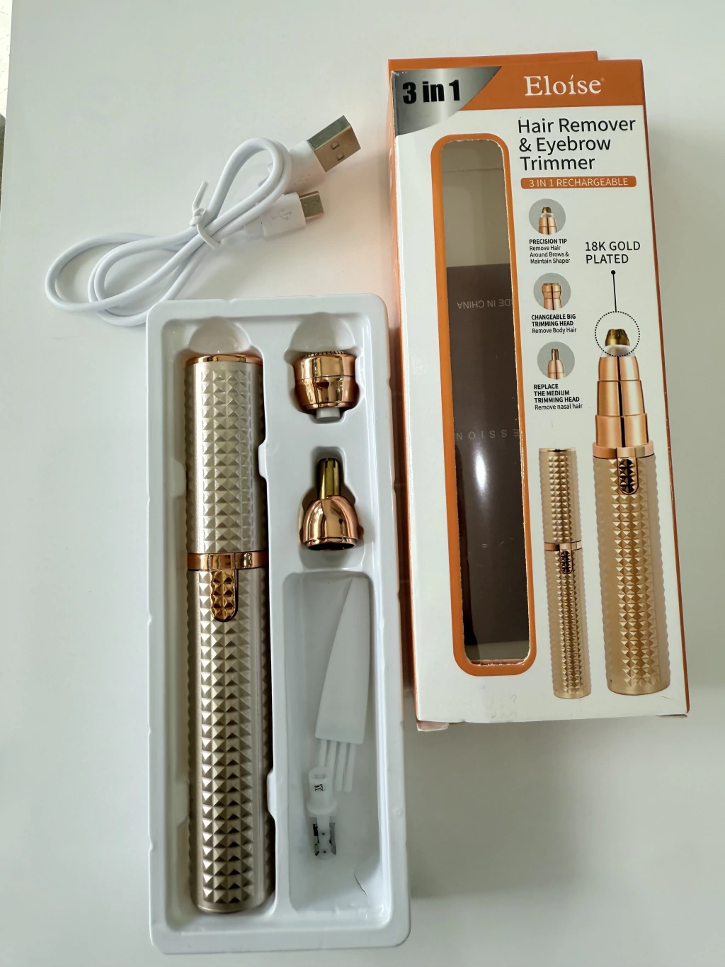 ELOISE DEPILADOR ELÉCTRICO C/usb