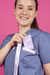 MALIBÚ CHAQUETA ACERO CON ROSA - tienda online