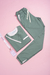 MALIBÚ PANTALÓN VERDE SECO CON ROSA
