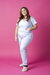 MALIBÚ CHAQUETA LILA CON ROSA - comprar online