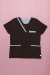 MILI CHAQUETA CHOCO CON CELESTE - comprar online