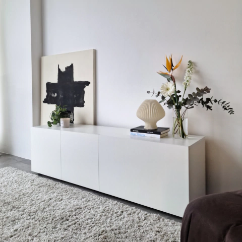 Rack CHANEL 150 cm - puertas y cajon - comprar online