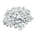 (CO-0675) PAQ. 50 GR HAPPY FACE BLANCA/NEGRO 10mm
