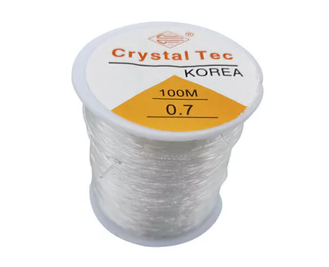 (CO-0544) ROLLO 100 METROS TANZA ELASTICA 0,7 mm