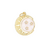 (GF-0693) DIJE LUNA BLANCA ESMALTADA