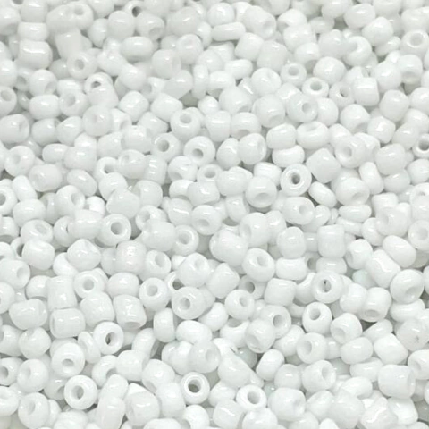 (CO-1232) BOLSA 50 GR. MOSTACILLA 12/0 BLANCO - comprar online