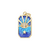 (GF-0678) PLACA ESMALTADA OJO AZUL