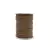 (CO-1264) ROLLO 75m CORDON SINTETICO / PIEL DE SERPIENTE MARRÓN 2 mm