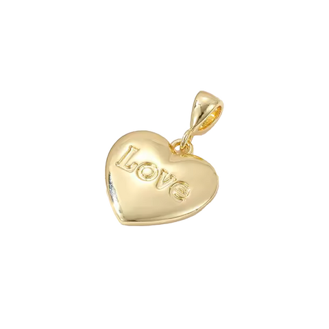 (GF-0553) DIJE CORAZÓN LOVE