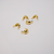 (GF-0489) PAQ. 50 UND TAPA NUDO DOBLE ARO 4 mm