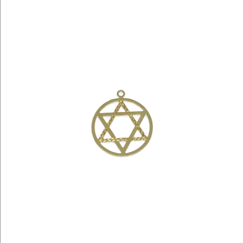 (CM-0062) DIJE ESTRELLA 6 PUNTAS