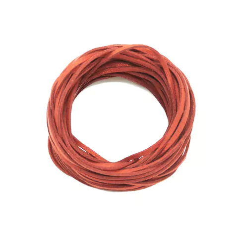 (CO-1298) METRO CORDÓN GAMUZA GLITTER ROJO 3 mm