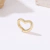 (GF-0460) UND. BROCHE TEXTURIZADO CORAZÓN