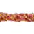 (CO-1931) TIRA 37 CM ÁGATA FACETADA 4,5 MIX (BORDO, ROSA, MOST)