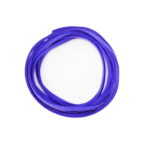 (CO-1870) METRO. CORDÓN GAMUZA AZUL 3 mm