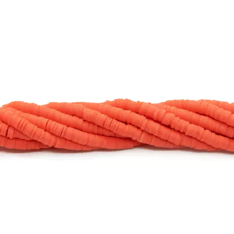 (CO-0798) TIRA (40 cm) FIMO PLANO 6 mm CORAL