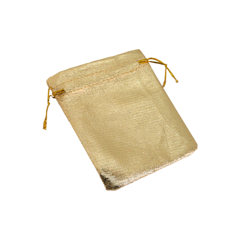 (CO-2204) UND. BOLSA METALIZADA DORADA 9X12 CM