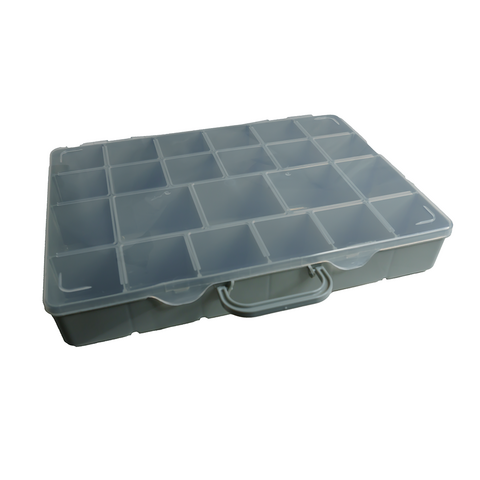 (CO-2020) CAJA ORGANIZADORA 23 DIVISIONES GRIS
