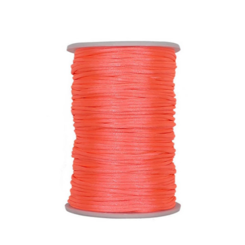 (CO-1141) ROLLO 100 YARDAS HILO DE SEDA 2,5 mm ROSA NEON - comprar online
