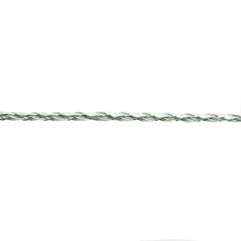 (CO-1159) METRO CORDON TRENZADO 3 mm PLATEADO