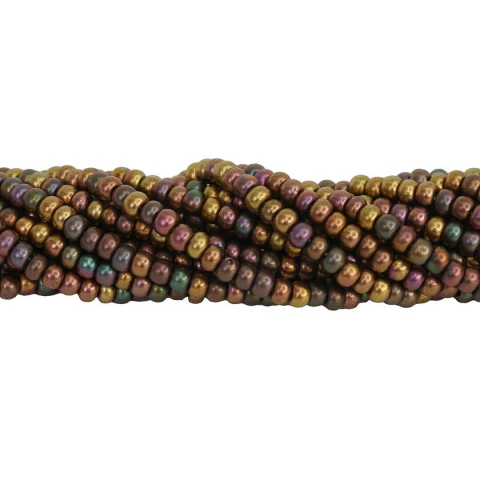 (CO-2166) TIRA 50 CM. MOSTACILLÓN MIX METALES OPACO 4,5 MM