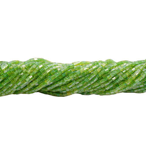 (CO-0746) TIRA 50 CM. CANUTILLO CORTO CHECO VERDE MANZANA