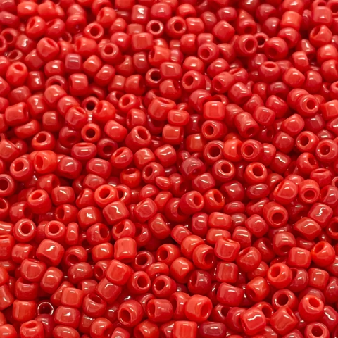 (CO-0753) BOLSA 50 GR. MOSTACILLA 12/0 ROJA