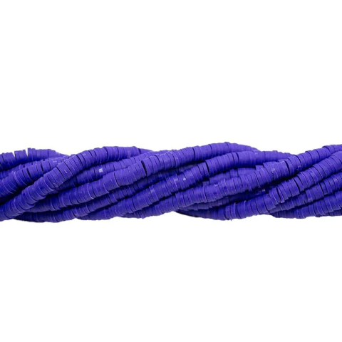 (CO-0800) TIRA (40 cm) FIMO PLANO 6 mm PURPURA