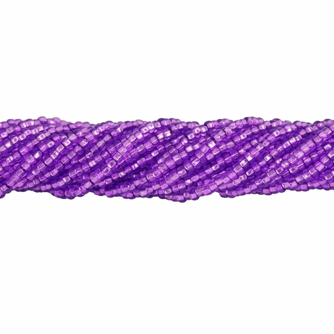 (CO-1172) TIRA 50 CM.MOSTACILLA CHECA MORADO TRANSLÚCIDO