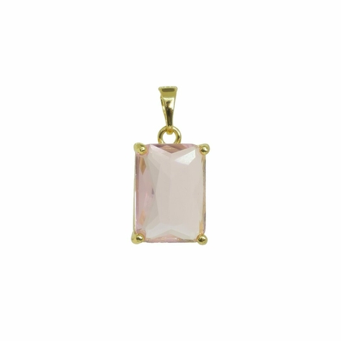 (GF-0672) UND. DIJE RECTANGULO 20 x 10 MM ROSA