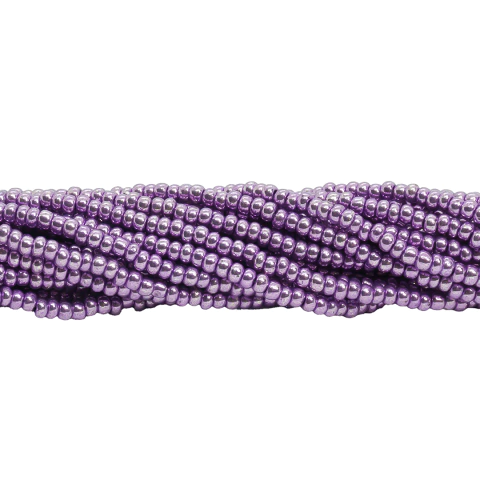 (CO-1022) TIRA 50 CM. MOSTACILLA CHECA LILA METAL