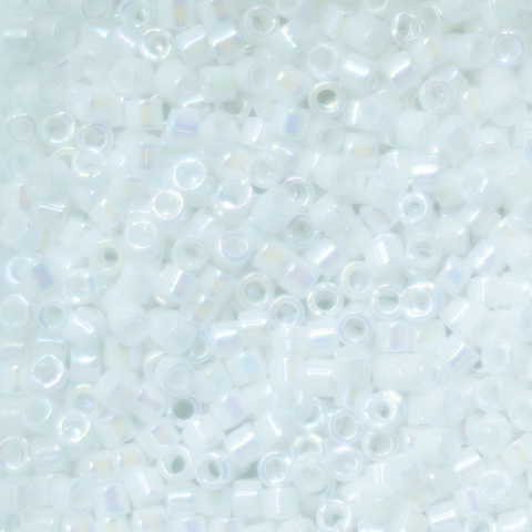 (DBM0202-TB) DELICA 10/0 MIYUKI WHITE PEARL AB - 7,2 g