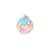 (GF-0677) MEDALLA GALAX ROSA/AZUL
