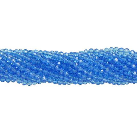 (CO-0170) TIRA CRISTAL DE ROCA #4 AZUL CELESTE INT - comprar online