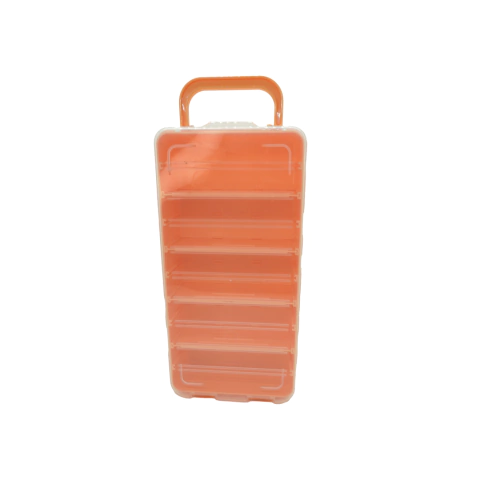 (CO-1805) CAJA ORGANIZADORA 5 DIVISIONES SALMON