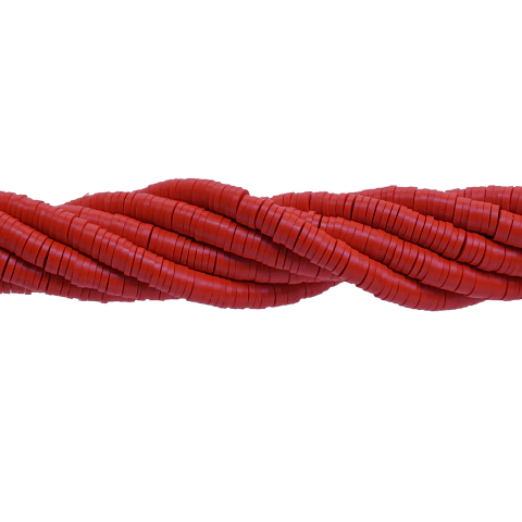 (CO-0768) TIRA (40 cm) FIMO PLANO 6 mm ROJO