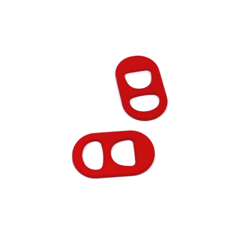 (CO-0993) UND CHAPA 21x16mm ROJA MATE