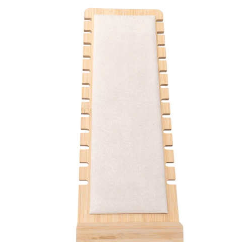 (DSP8) EXHIBIDOR DE COLLARES VERTICAL CREMA - comprar online