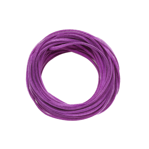 (CO-1549) METRO. CORDÓN GAMUZA MORADO 3 mm