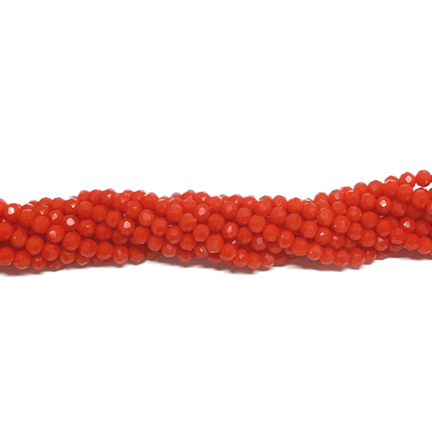 (CO-1508) TIRA CRISTAL DE ROCA #4 NARANJA FUERTE