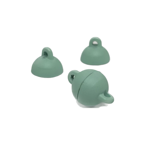 (CO-1367) UND. BROCHE BOLITA IMANTADO TURQUESA