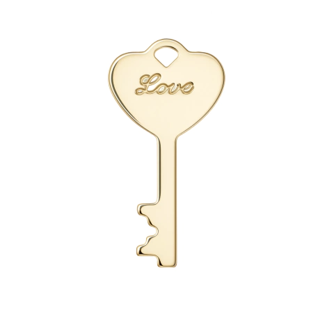 (GF-0147) DIJE LLAVE LOVE - comprar online