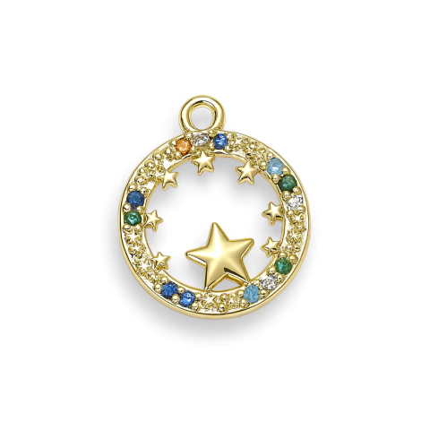 (GF-0422) MEDALLA MINI ESTRELLAS - comprar online