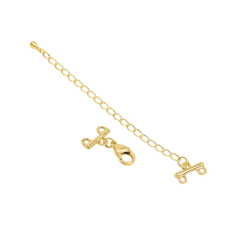 (GF-0711) EXTENSIÓN DE CADENA DOBLE + MOSQUETÓN - comprar online