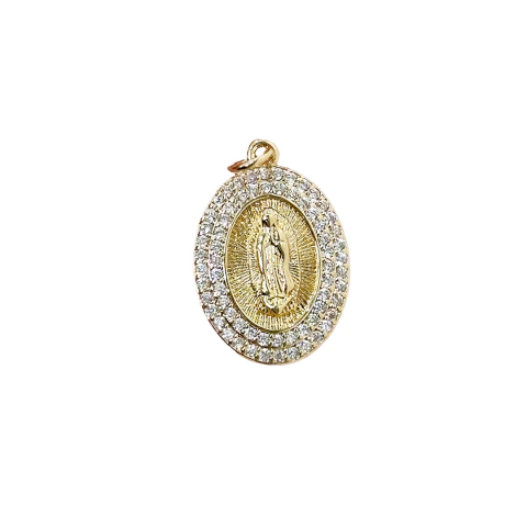 (GF-0727) UND. MEDALLA VIRGEN GUADALUPE CON CIRCONES - comprar online