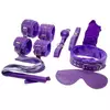 FST-KIT BONDAGE 7 PIEZAS + VIBRO (PURPLE)