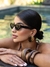 Óculos de Sol Blogueira Gatinho Mini Kity - Preto - Acetato